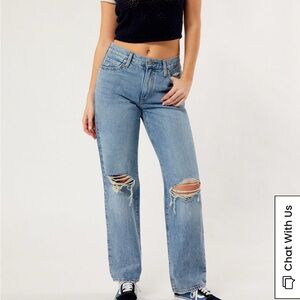 Levi's Light Blue Straight Leg Jeans